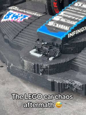 A post by @f1 on TikTok caption: Replying to @On Behalf of Enoki 5/15 think the master builders will have to take these cars back to the garage 😅 @LEGO #F1 #formula1 #miamigp 