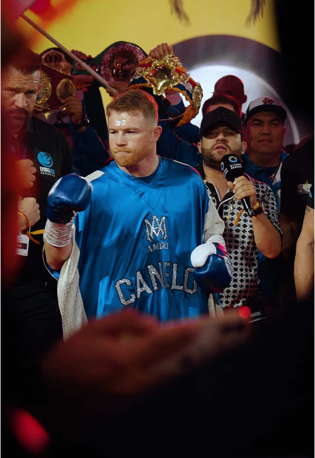 A post by @canelo on TikTok caption: ☄️𝗙𝗜𝗚𝗛𝗧 𝗡𝗜𝗚𝗛𝗧 | #CaneloScull May 3rd