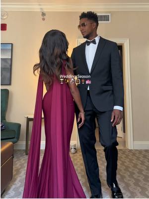A post by @ayannaalexiss on TikTok caption: Wedding SZN!🩷✨🍸👰🏾‍♀️🤵🏾‍♂️💍