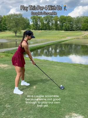 A post by @melaniewilking on TikTok caption: Who wants to play us?😅🏌️‍♀️ @Austin Ekeler #golf #golfgirl #golfgirls #couples 