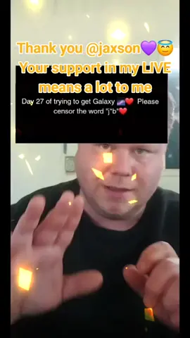 A post by @mr.bradley2024 on TikTok caption: jaxson💜😇, thank you for the incredible support in my LIVE! I will keep creating better LIVE content! @jaxson💜😇 #tiktoklive #livehighlights #livegift #galaxy #heart 
