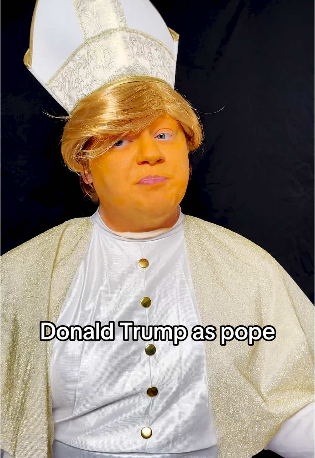 A post by @andy_riddle on TikTok caption: If Trump was actually pope 