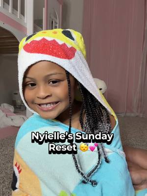 A post by @dasiatemia on TikTok caption: Nyielle’s Sunday Reset. My baby is growing up 🥹💕 #fyp #momsoftiktok #sundayreset #girlmom #toddlersoftiktok 🥰