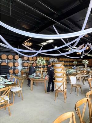 A post by @lopezseventsrentalsllc on TikTok caption: Pamella & Patrick Wedding  . . #rusticrentals #weddingincalifornia #oxnardcalifornia #viralsong #chalinosanchezmusic 