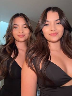 A post by @mya5 on TikTok caption: We actually do tell people that we’re cousins because we don’t look alike @Myka🌺 @MontoyaTwinz 