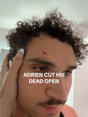 A post by @tiannarobillard on TikTok caption: God forbid we have a peaceful night 😂 @Adrien Nunez 