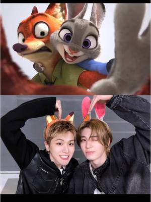A post by @boynextdoor_official on TikTok caption: 🦊🐰📸  #BOYNEXTDOOR #보이넥스트도어 #BND #리우 #RIWOO #이한 #LEEHAN #ChildrensDay