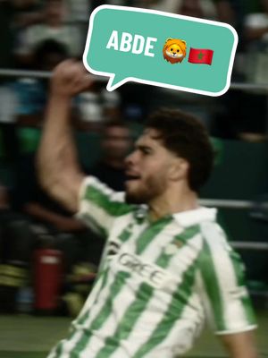 A post by @realbetisbalompie on TikTok caption: الحذر منه واجب 🦁⚽️ #Realbetis | #sportsontiktok | #arabtiktok | #footballtiktok | #ريال_بيتيس #RealBetis #Abde #Marruecos #Morocco