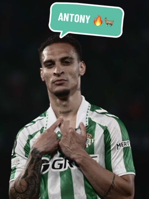 A post by @realbetisbalompie on TikTok caption: GOAT 🐐🔥#Realbetis #Antony #Fútbol #Brasil #DeportesEnTikTok #TikTokFootballAcademy #ConferenceLeague 
