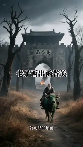 A post by @guoxuehuitan99834 on TikTok caption: #老子#太上老君；台湾曾仕强 教授讲、老子在2500年前西出函谷关