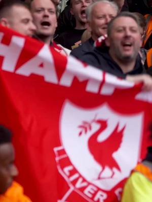 A post by @liverpoolfc on TikTok caption: In fine voice on Sunday, Reds 😮‍💨🔴#PremierLeague #LiverpoolFC #LFC