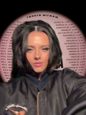 A post by @jessiemurphhh on TikTok caption: WORLDWIDE HYSTERIA THE TOUR