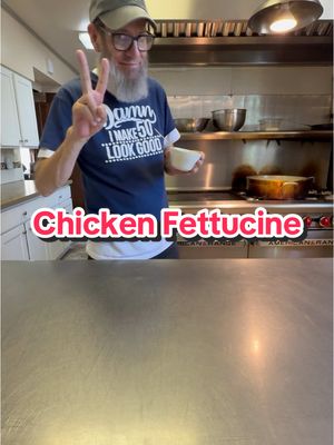 A post by @oldscoolkevmo on TikTok caption: Chicken Fettuccine #oldscoolkevmo #sororitychef #piphichef #pibetaphi #nevadawolfpack #guys #aces #coffee #sausage #coffee 