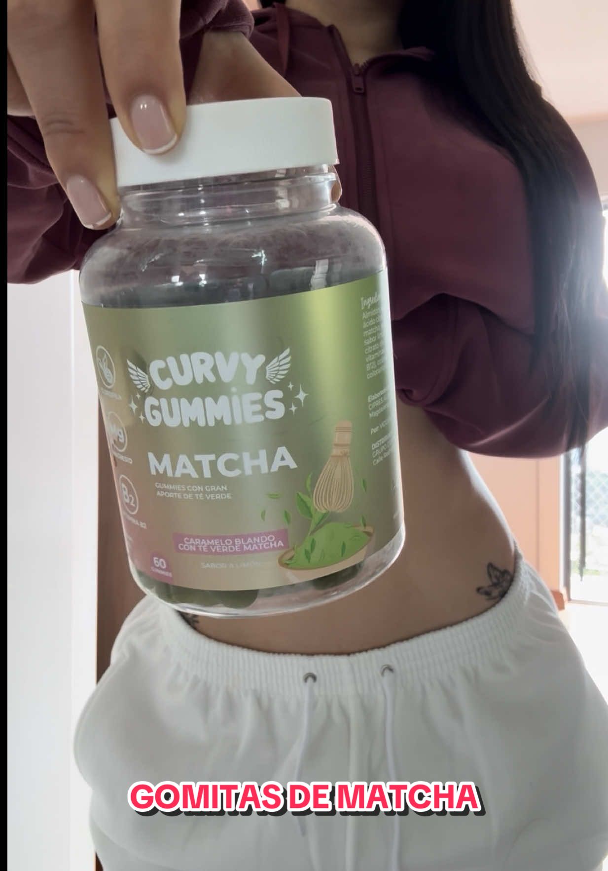 A post by @fajasmodakingperu on TikTok caption: Gomitas de MATCHA 🍵 Disponibles con nosotros #fyp #matcha #reduce #vientreplano #cintura 
