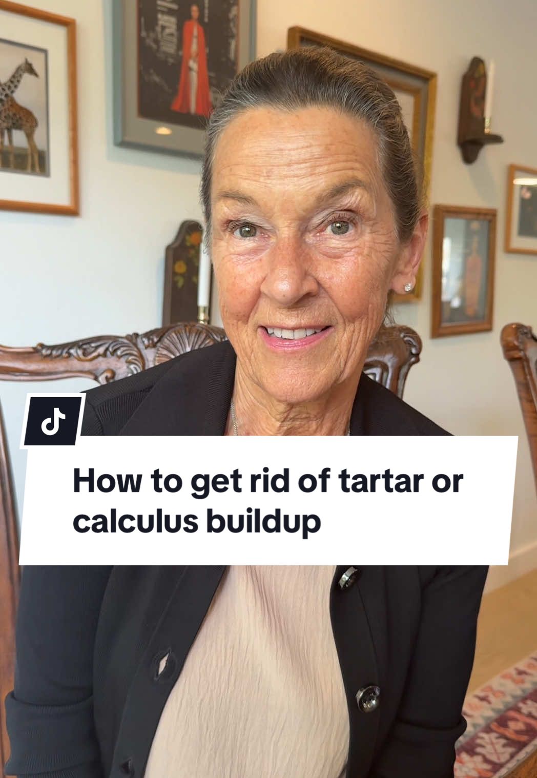 A post by @drelliephillips on TikTok caption: Replying to @Joy How to get rid of tartar or calculus buildup #tartar #tartarbuildup #tartarteeth #calculusbuildup #calculusteeth 