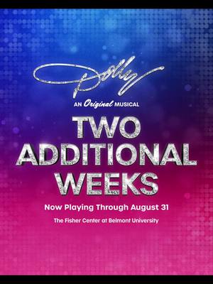 A post by @dollyparton on TikTok caption: We want to make sure everybody that wants to see this show has a chance to, so we’re adding 16 more shows in Nashville ✨ See you at the Fisher Center through August 31st.