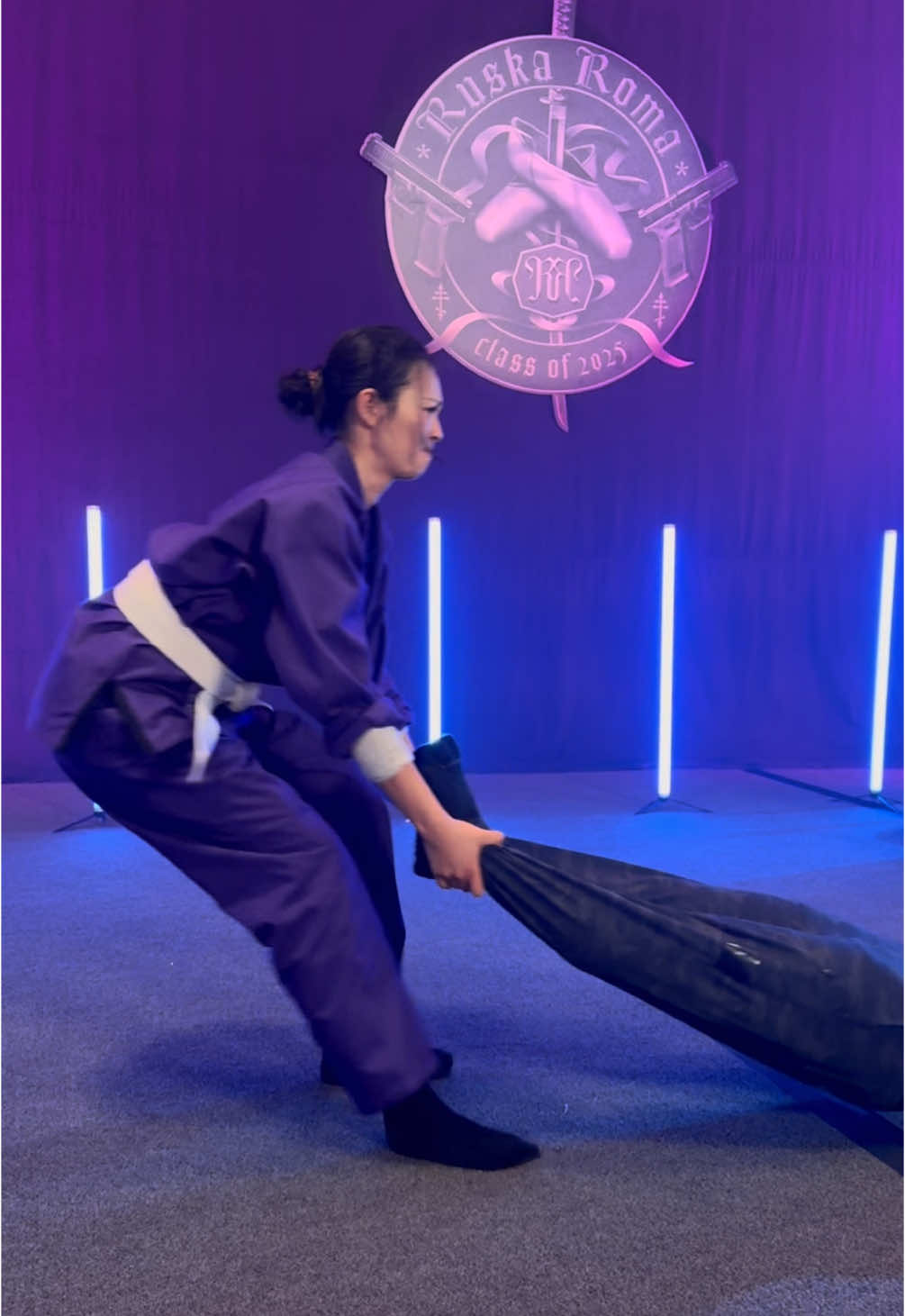 A post by @luseeyalu on TikTok caption: Being a @Ballerina Movie  assassin is all about discipline and saying no to all temptations and being ready to fight whenever! Ballerina is coming to theaters on 6/6, and last chances to vote for me on the ballerina's website! (i might really become an assassin in the john wick universe if we win this thing!) #BallerinaPartner 