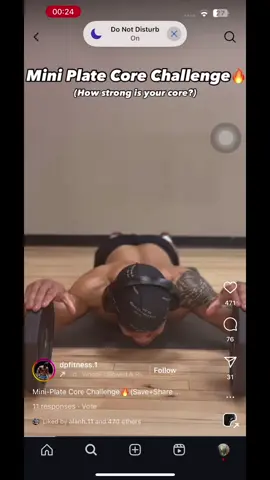 A post by @k9.cannon on TikTok caption: This challenge harder than it looks try it #corechallenge #abs #fyp
