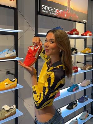 A post by @carmenbaldrees2.0 on TikTok caption: Obsesionada con las #speedcat y las #PUMApalermo de @PUMA que las podéis conseguir en el corner de @El Corte Inglés y tambien los looks de la colección capsula  ❤️‍🩹❤️