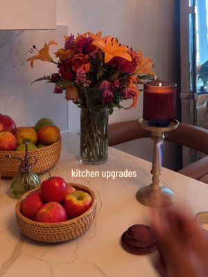 A post by @monetmcmichael on TikTok caption: upgrade my kitchen with me 💕🎀🔪  the before and after is actually SO TEAAAA !!! renovations require SO much patience i’ve learned so my goal is to still enjoy my space until then 😴 