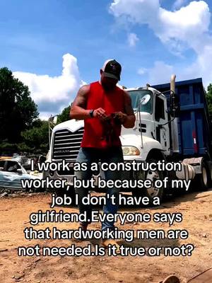 A post by @richardhg33 on TikTok caption: #constructionworker #singleman #forwomen 