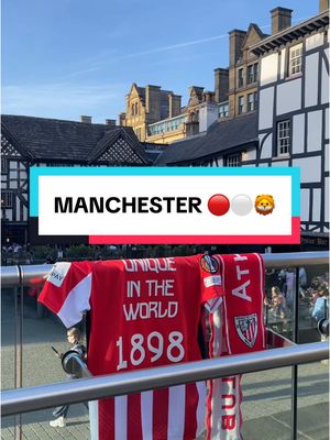 A post by @athleticclub on TikTok caption: 😉 De rojiblanco, todo mejor 🔴⚪️ Manchester nos espera #MUFCAthletic #athleticclub #UniqueInTheWorld #ManchesterUnited #manchester #EuropaLeague #semifinal #tiktokfootballacademy  