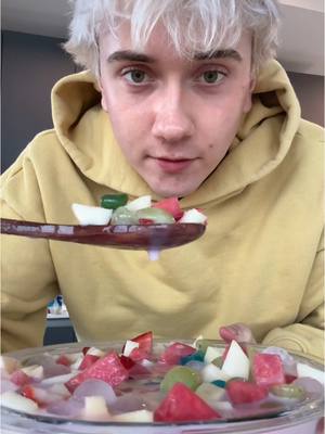 A post by @logagm on TikTok caption: Making hwachae at home for the first time @Gushers #ad