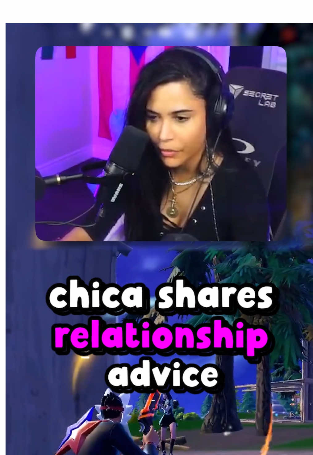A post by @chica on TikTok caption: sooo maybe notttt😅 #fortnite #gaming #fyp 