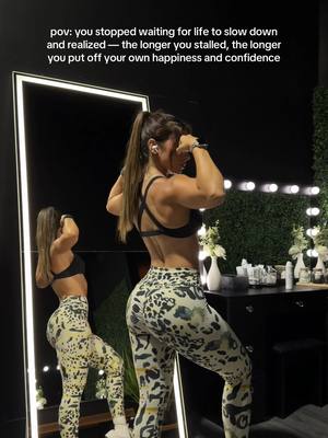 A post by @avbfit on TikTok caption: breakthrough comes when you stop waiting for the perfect moment and start taking messy action and it all starts with taking the first step 🤍🎧 1:1 coaching support + resources are 🔗 on my profile x #gymtok #gymrat #gymlife #fatloss #bodyrecomp #fitnessjourney 