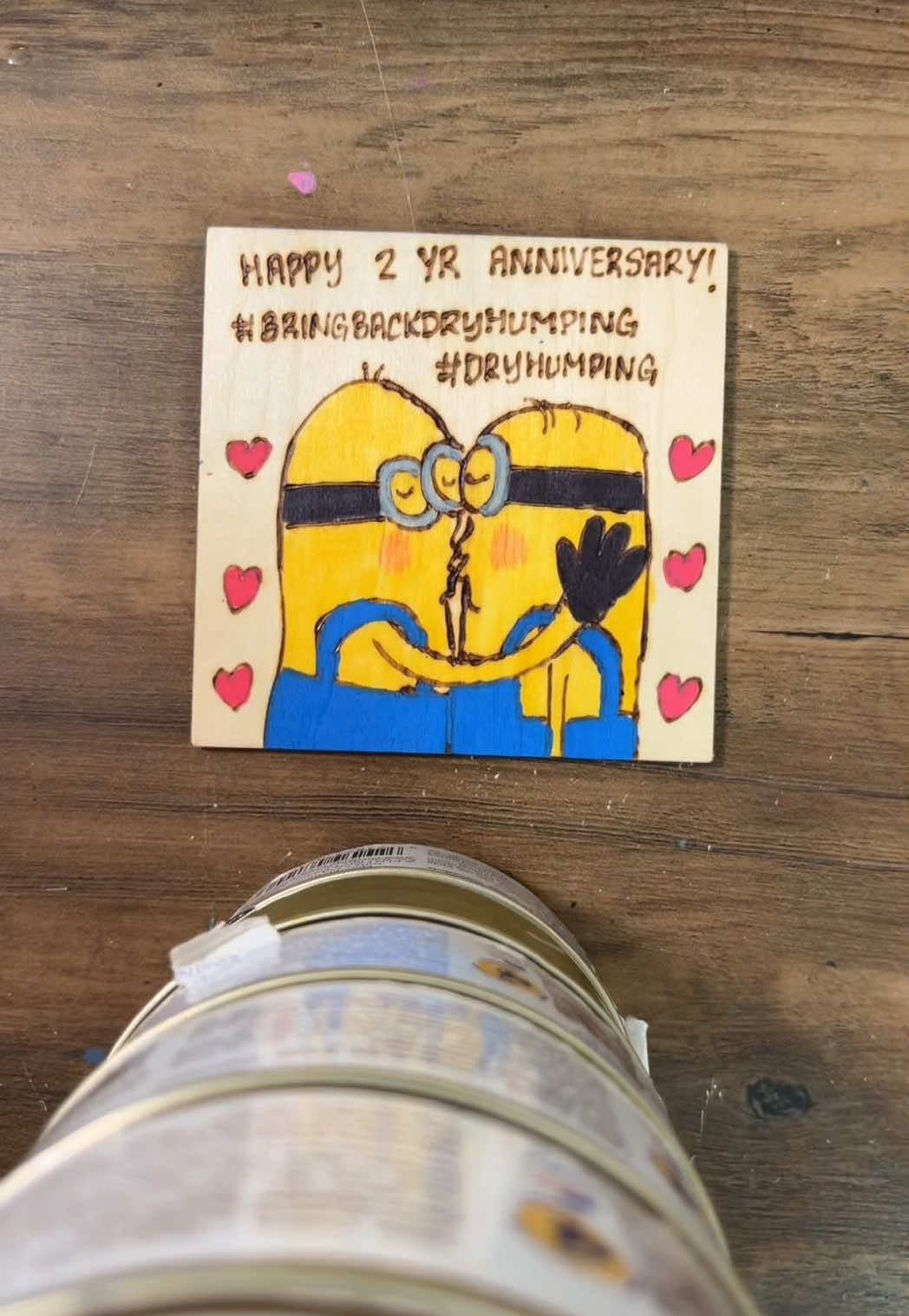 A post by @customwoodburningboss on TikTok caption: I would love to help support this cause 🥺 #customwoodburning #girlboss #SmallBusiness 