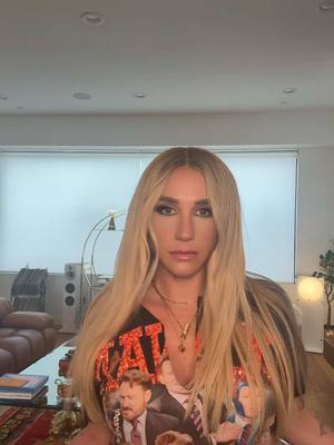 A post by @kesha on TikTok caption: I’m boy crazy for CONAN O’BRIEN 