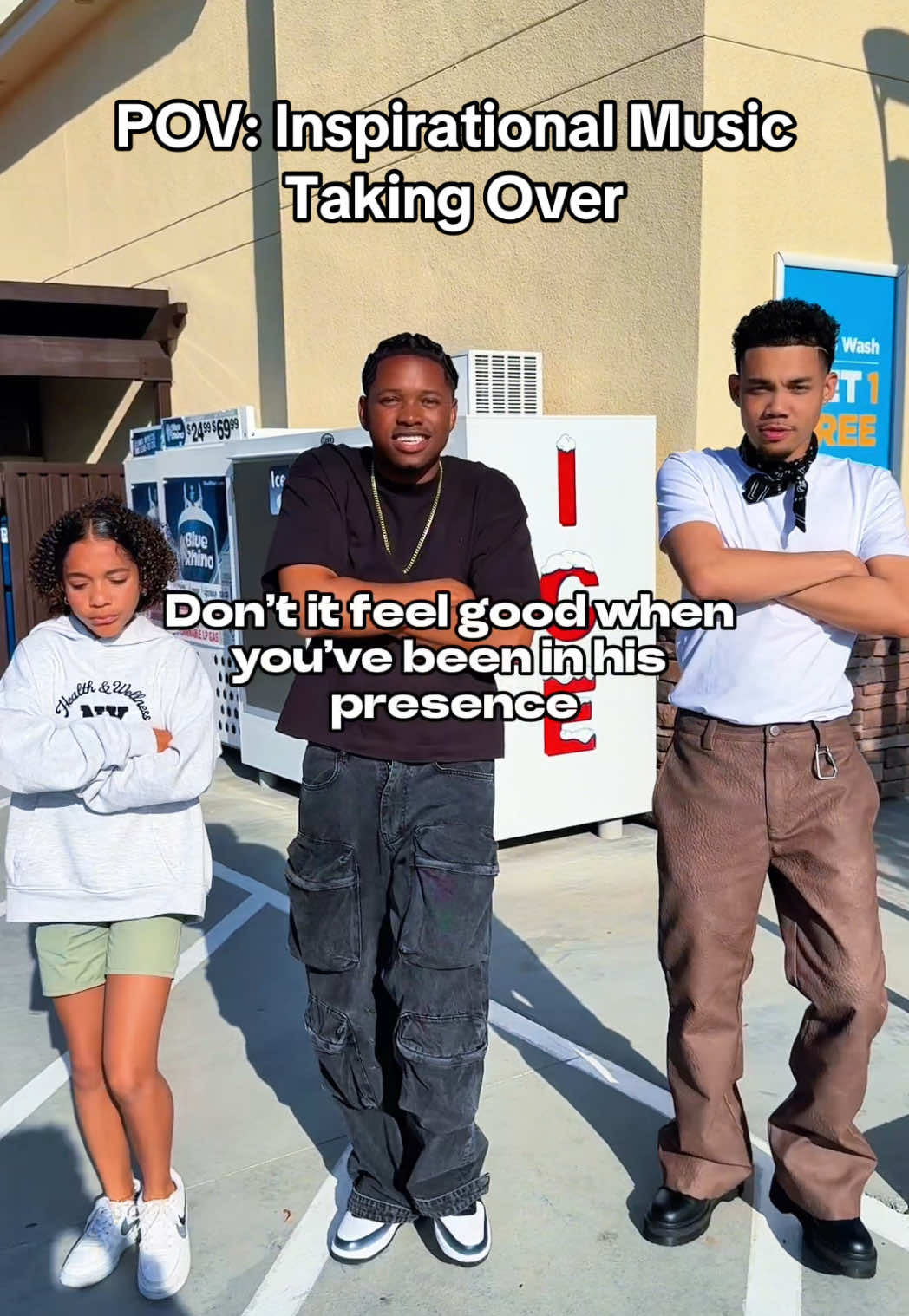 A post by @nathandavisjrndj on TikTok caption: Army Of GOD rising up 🛡️🗡️ ‘Woke Up This Morning’ OUT NOW! 🤍🙏🏾 @ROSHON  #MentalHealthAwareness #suicideprevention #godisgood #faithoverfear #christianmusic #musicforthesoul #family #braidstyles