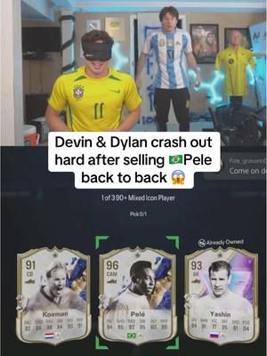A post by @devincaherly on TikTok caption: This guy haunts me 😭 #de#devincaherlye#devinanddylani#fifac#fc25a#Gaminga#packopeninge#pele