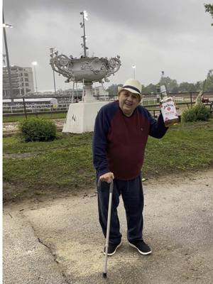 A post by @thejockandbelleshow on TikTok caption: So many wonderful memories made on this trip (funny and sentimental) that are engraved on my heart forever 😍💗🐎 @kentuckyderby #grandparents #family #roadtrip #kentuckyderby #happy #memory #grandma #grandpa #caregiver #laugh 