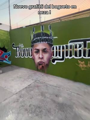A post by @elboguetobrrr on TikTok caption: Acompáñenme a ver el grafiti que me hicieron 🙏🏻 bien rifado el carnal yerck muchas gracias por el detalle 🔥 #bogueto #elbogueto #grafitti 
