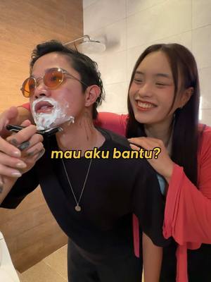 A post by @ivanlafofficial on TikTok caption: gua cuma nyukur, loh..