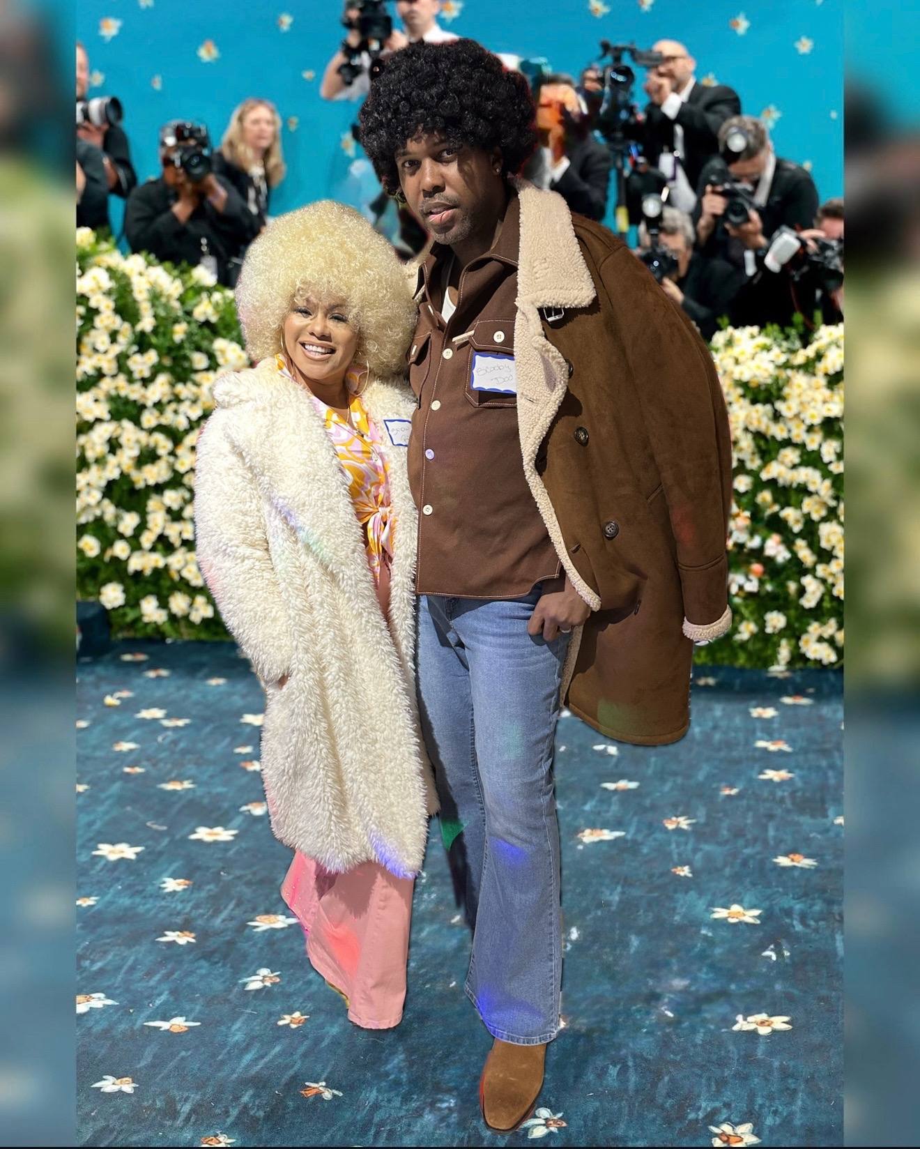 A post by @wealthyjev on TikTok caption: I decided to give them 9 different looks this year at the #MetGala Which one was your favorite? 🤔🤣 #metgala2025 