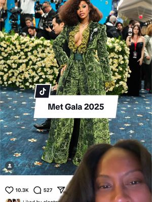 A post by @yourstylistgab on TikTok caption: Late night candid first thoughts review 🤪 #getstyledbygab #metgala2025 #fyp 