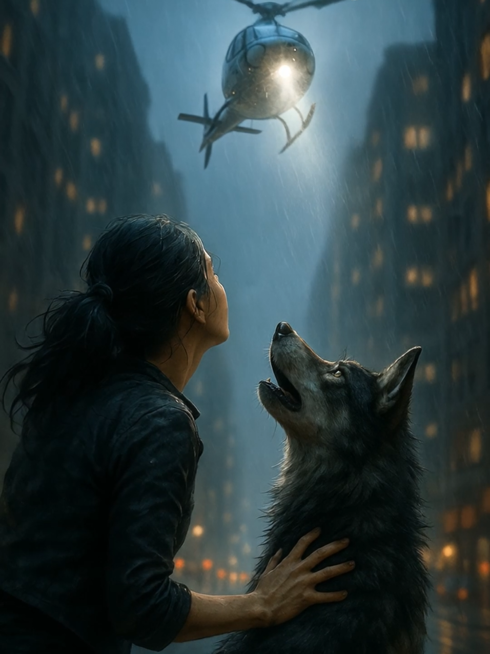 A post by @irur_dreamer on TikTok caption: Night adventures 🐺🌛✨ #wolf #wolves #night #story  #wolfcub #wolfpack #fyp #foryoupagе  #irur_dreamer