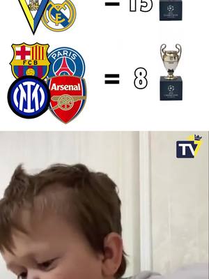 A post by @cadizclubdefutbol on TikTok caption: Facts 🏆  #Champions #FCBarcelona #PSG #Arsenal #RealMadrid #cádiz