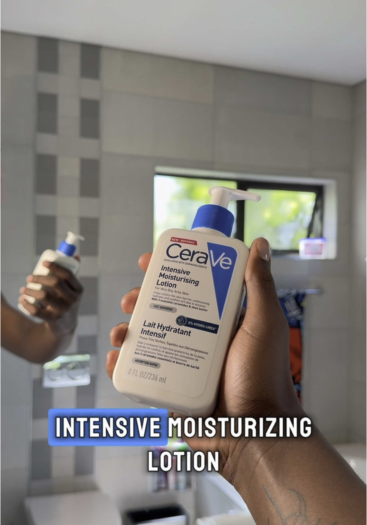 A post by @moghelingz on TikTok caption: I’ve always struggled with dry, tight, and itchy skin—especially when the weather flips or after long days in makeup. But this new CeraVe Intensive Moisturizing Lotion has seriously been a game-changer. From the first application, I could feel the relief—my skin felt soothed, hydrated, and not screaming for more moisture 10 minutes later.   It’s formulated with 5% Hydro-Urea Complex, Shea Butter, and CeraVe’s signature 3 Essential Ceramides to restore the skin barrier—and the hydration actually lasts. I’m talking 72 hours of continuous moisture and relief from itchiness. No flakes, no ashiness, just calm, nourished skin.   If you’ve been dealing with very dry skin, this might be the answer your skin’s been waiting for.   #cerave #cerave_africa #ceraveafrica  #ceraveintensivemoisturisinglotion #dryskin