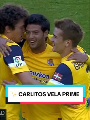 A post by @realsociedad on TikTok caption: ✨ Las calles nunca olvidarán el prime de Carlos Vela #tiktokfootballacademy #carlosvela #viral #mexico 