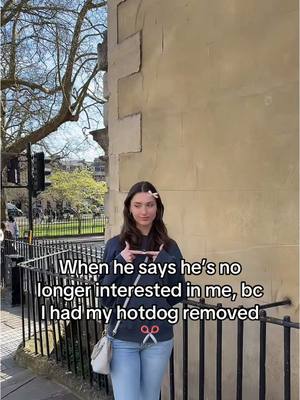 A post by @mathildahogbergs on TikTok caption: What the street said 😍#trans #mtf #fyp #hotdog #srs 