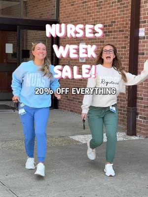 A post by @nurseinthemakingkristine on TikTok caption: Happy Nurses Week! 🩺✨ I want to celebrate YOU all with a sale on 20% off EVERYTHING in the shop! Grab everything you need whether you’re preparing for the NCLEX or your next semester 💪 L!nk in BI0 🛒 #nursesweek #nursesweeksale #nursingstudent #nursingschool #nursingnotes #pharmacology #medsurg #nclexprep #nurseinthemaking
