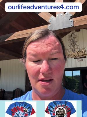 A post by @our_life_adventures on TikTok caption: 4th of July edition shirts are on the website for those that want to purchase. 