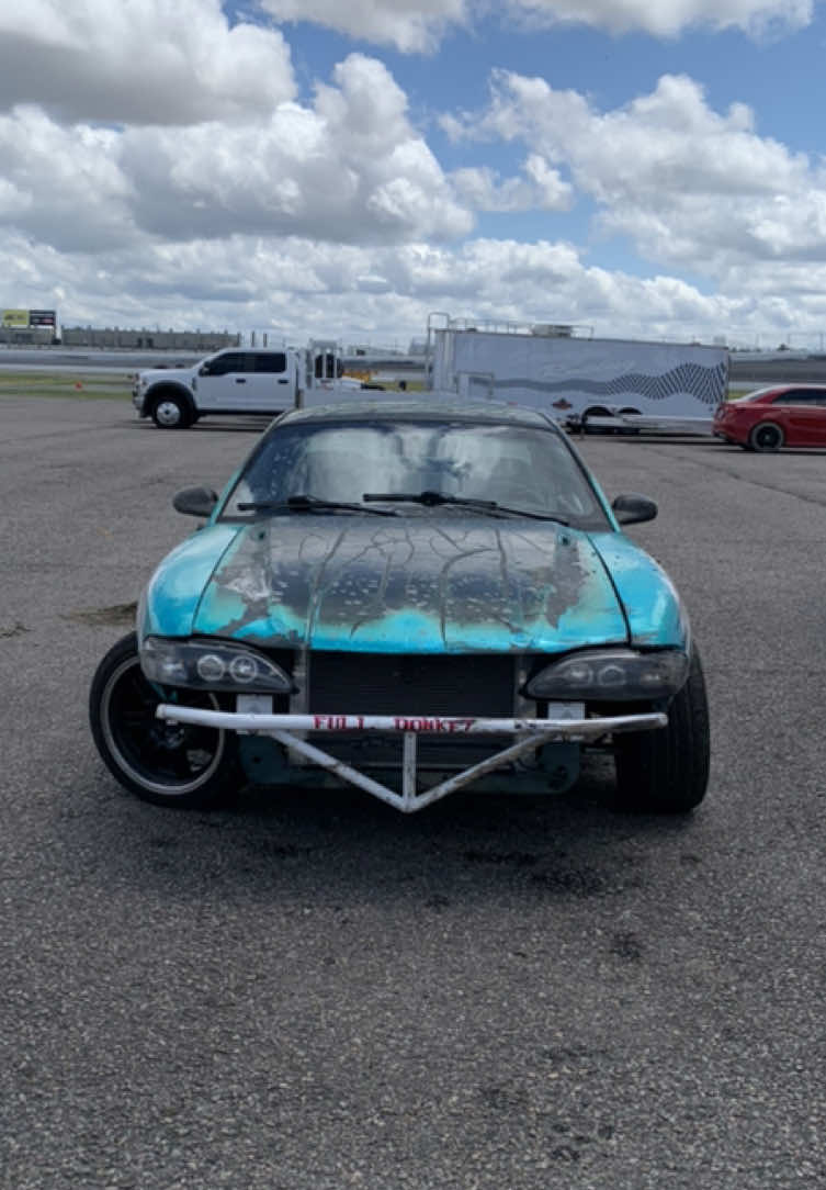 A post by @tevin_baysa on TikTok caption: In my defense… he bent that tie rod a few laps prior to this and we didn’t have a spare so we just bent it back straight again. Clearly it was comprised lol 