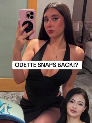A post by @panchodoesitbetter on TikTok caption: ODETTE SNAPS BACK!? #odette#odetteeffect#wendyortiz#willito#influencer#fyp#shocking#explore#xyz#panchodoesitbetter#chisme#hispanic#viral#trending#drama#latino#pancho#mexico#dramatiktok#fyp