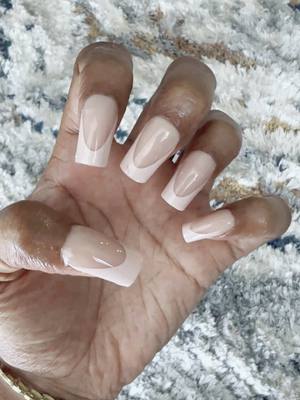 A post by @champbailie on TikTok caption: Not too bad for my first time doing my own nails. 
