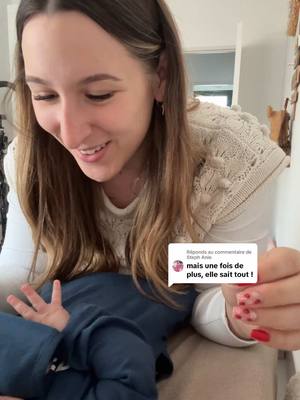 A post by @laurebrnt on TikTok caption: Réponse à @Steph Anie Petite réponse de mimi 🥰 @Seulement.Laure #amour #bebe #humour #momtok #petitefille  