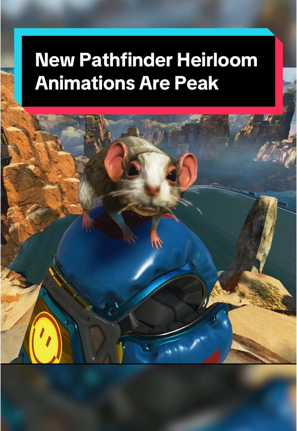 A post by @callmegriff.yt on TikTok caption: New pathfinder heirloom animations in apex legends season 25 #apexlegends #apexlegendsfunny #apexseason25 #GamingonTikTok #callmegriff 